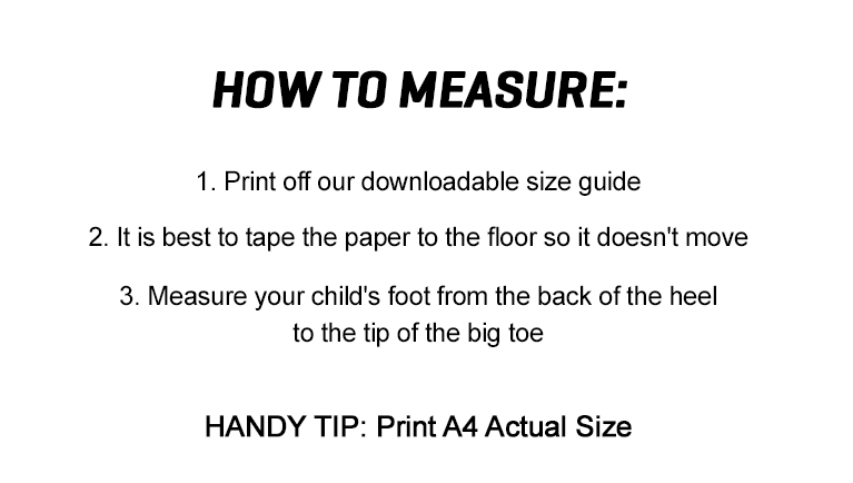 Cotton On Kids Puma Size Guide Blog How to Measure